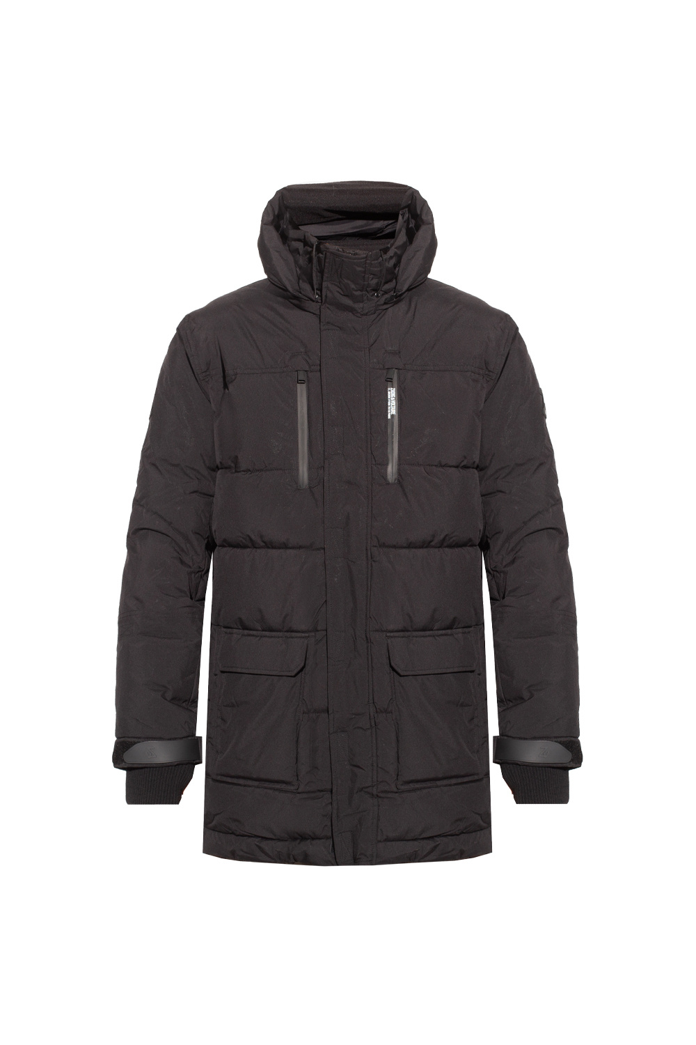 Black Insulated hooded jacket Zadig & Voltaire - IetpShops GB 